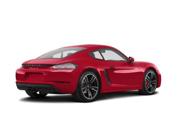 Porsche 718 Cayman  - Back view Porsche 718 Cayman  - Back view